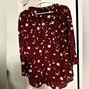 Torrid Harry Potter Size 1 blouse